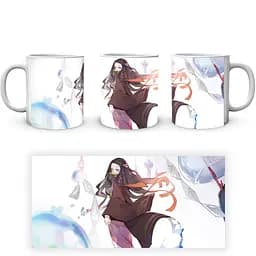 Кухоль GeekLand Kimetsu no Yaiba Клинок, який знищує демонів Незуко KY 002.06 330 мл білий - мініатюра 4