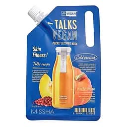 Нічна маска Missha Talk Vegan Squeeze Skin Fitness, 10 г