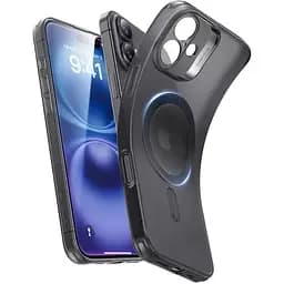 Матовий чохол ESR Zero Clear Case (HaloLock) Frosted Black для iPhone 16 (1A7710202)