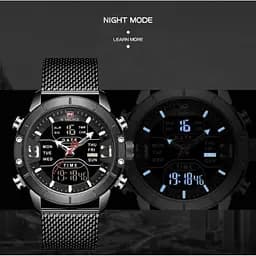 Чоловічий наручний годинник Naviforce Tesla Black NF9153 - мініатюра 9