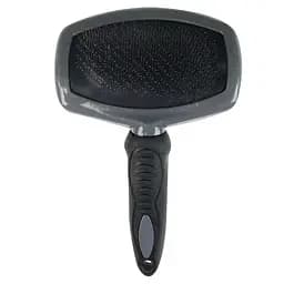 Пуходерка TatraPet Dog Salon резиновой ручкой 13.5 x 22 см 