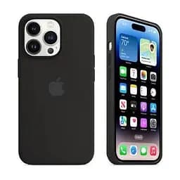 Силіконовий чохол матовий чорний, для iPhone 15 Pro - мініатюра 3