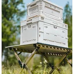Складний стіл Naturehike Simple Star T01 CNK2550JJ018, 89х60 см, алюміній, бежевий - мініатюра 3
