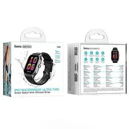 Смарт-годинник Hoco Y41 Smart watch (call version) Black (6942007674133) - мініатюра 2