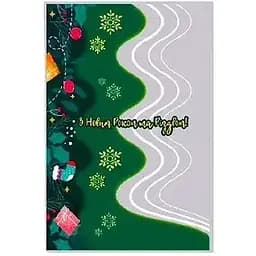 Новорічні пакети для цукерок таі подарунків розмір 20х30 No16 "З Новим роком та Різдвом" 100 шт/уп.