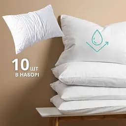 Набір наволочок Ideia AQUA-STOP трикотажна махрова 50х70 см 10 шт. (8-35765) - мініатюра 3