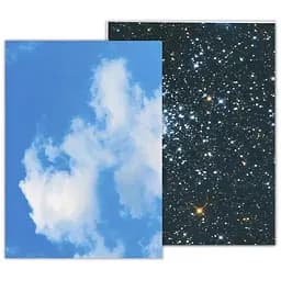 Бумага с рисунком "Небо" А4(21х29,7см) двухсторонняя 300г/м2 Heyda