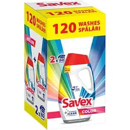 Уцінка. Засіб для прання Savex Premium Color концентрований 5.4 л (2 шт. x 2.7 л) 
