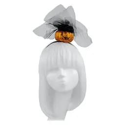 Обруч Невеста тыковка мини