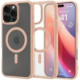 Прозорий чохол Spigen Ultra Hybrid MagSafe Frost Rose Titanium для iPhone 16 Pro Max (ACS08689)