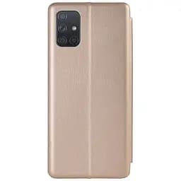 Чохол-книжка Toto Book Rounded Leather Case Samsung Galaxy A71 Gold - мініатюра 2