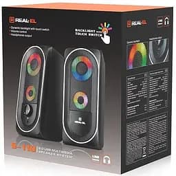Акустична система Real-EL 2.0 S-110 Black (EL121100009) - мініатюра 7