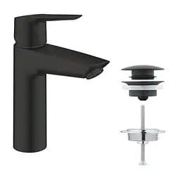Смеситель для раковины Grohe QuickFix Start M-Size 235752432, Черный матовый
