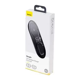 Зарядне бездротове подвійне BASEUS Simple 2in1 Wireless Charger Pro Edition For Phones + Pod (WXJK-C01) - мініатюра 3