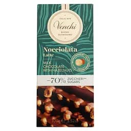 Шоколад молочный Venchi с фундуком 100 г (877278)