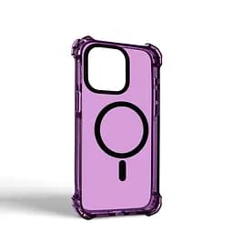 Чехол-накладка для Apple iPhone 15 Pro Max, Bounce, фиолетовый, матовый, противоударный защитный чехол из TPU с магнитом для беспроводной зарядки, защита всего корпуса, бортик вокруг дисплея, амортизирующие вставки, ArmorStandart (ARM74921) - мініатюра 2