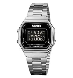 Мужские наручные часы Skmei 1647 (Серебристые)