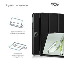 Чохол-книжка на планшет OPPO Pad Neo/Air 2, Smart Case, black, підставка для планшета 11.4 , шкіряний, мікрофібра, на магніті, ArmorStandart (ARM73159) - мініатюра 4