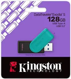 Накопичувач 128GB USB 3.2 Type-A Gen1 DT Exodia S Kingston teh0013378 - мініатюра 5