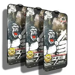 Захисне скло DK для Apple iPhone 12 Pro Max Full Glue 3D MO King Kong 017707 black 3 шт. - мініатюра 2