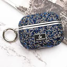 TPU чохол Bling World Rock Diamond для навушників AirPods 3 Синій - мініатюра 6