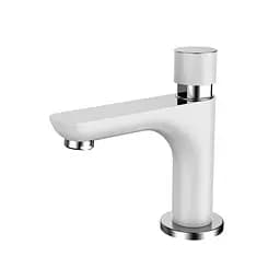 Змішувач для умивальника Gappo G5148 білий/хром