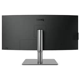 Монітор TFT 34" BenQ PD3420Q, IPS, WQHD, 2 x HDMI, DP, USB-C, USB-hub, HAS, колонки, темно-сірий (9H.LJHLB.QPE) - мініатюра 5