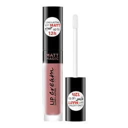 Жидкая матовая губная помада Eveline Matt Magic Lip Cream, тон 15, 4,5 мл (LBL4MAMT15)