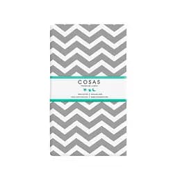 Набір простирадл полуторне Cosas ROSE/GREY ZIGZAG 155х240 см (SetSheet_Rose_ZigGrey_155х240) - мініатюра 2