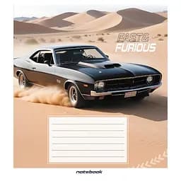 Зошит учнівський "В пустелі" 060-590423K-3 в клітинку, 60 аркушів