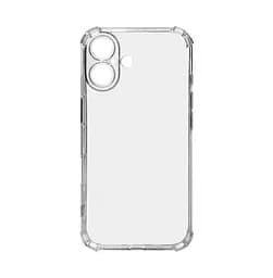Прозрачный чехол для Apple iPhone 16 с защитой камеры и усиленными бортами, тонкий, силиконовый, бесцветный, ударостойкий, противоударный бампер c закрытой камерой, ArmorStandart (ARM78500)