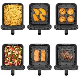 Мультипіч Sencor Dual Vita Fryer 3000 Вт чорний (SFR1250BK) - мініатюра 6