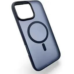 Чохол-накладка BeCover Metal Buttons Case (MagSafe) для Apple iPhone 16 Pro Max Blue (712100) - мініатюра 2