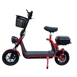 Електросамокат із сидінням 14 дюймів GIANT ZEN U12 MAX (800W, 48V, 15Ah) з кофром-багажником Червоний