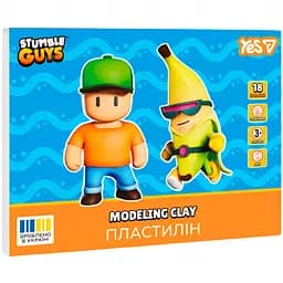 Пластилін Yes Stumble Guys 18 кольорів 360 г (540710)
