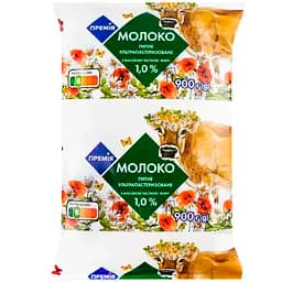 Молоко Премія питне ультрапастеризоване 1% жиру 900 г