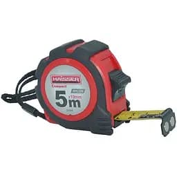 Рулетка вимірювальна Haisser Compact 19 мм 5 м (128427)