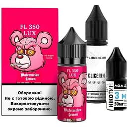Набір компонентів для самозамішування сольової рідини Flavorlab FL350 LUX 30 мл Лимон арбуз 0-50 мг (16479)