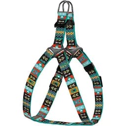 Шлея для собак дрібних порід BronzeDog Urban Орнамент ацтеки XXS 24-30 см