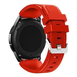 Силіконовий ремінець Watchbands для Samsung Gear S3 - червоний (WB001REDS3) - мініатюра 3
