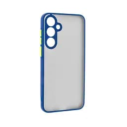 Чехол панель-накладка для Samsung Galaxy A35 5G (A356), Frosted Matte, синий, противоударный чехол с защитой всего корпуса, термополиуретан TPU + поликарбонат PC, ArmorStandart (ARM74333)