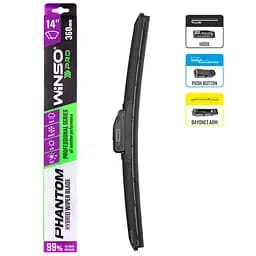 Щітка склоочисника гібридна Winso Pro Phantom 14/360 мм (118360) - мініатюра 4
