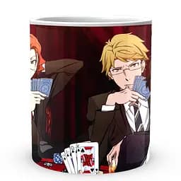 Кухоль GeekLand Bungou Stray Dogs Проза Бродячих Псів Кунікіда Дазай Акутагава Чуя BSD 14 330 мл білий - мініатюра 2