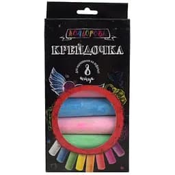 Крейда кольорова КRD-02-02U DankoToys Великий Різнокольоровий shop (4823102810911)