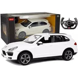 Машинка Porsche Cayenne Turbo білий RASTAR модель 1:14 Автомобіль на дистанційному керуванні + пульт