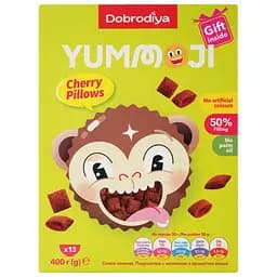 Подушечки Yummoji с начинкой и ароматом вишни 400 г (923840)