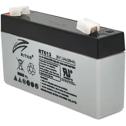 Аккумуляторная батарея AGM Ritar RT-613, 6V 1.3 Ah, Gray Case