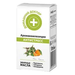 Аромакомпозиція ефірних олій Домашний Доктор Антистрес 10 мл