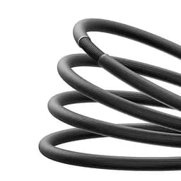 USB кабель Baseus CoolPlay Series Fast Charging Cable USB to iP 2.4A 1 м чорний CAKW000401