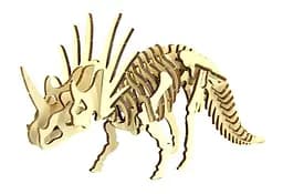 Дерев'яний конструктор Трицератопс 40 деталей